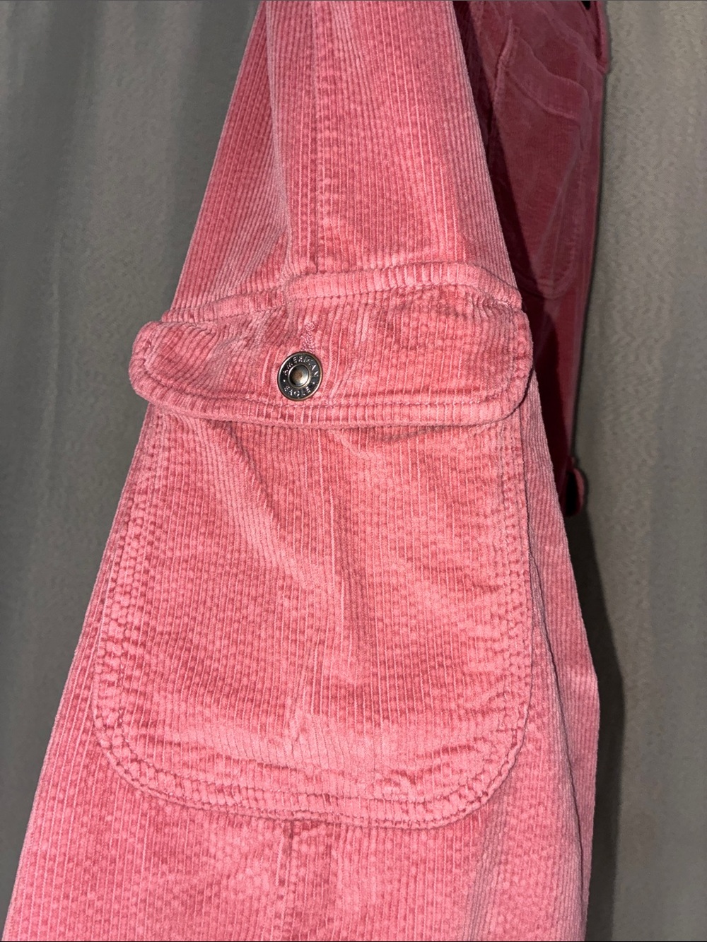 AE - Baggy Wide Leg Corduroy Cargo Pants - Picture 8 of 10